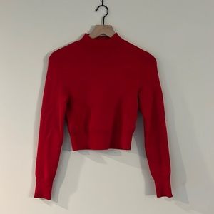 Cropped Turtleneck Sweater | Abercrombie